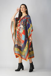 Boho Chic Silk Kaftan
